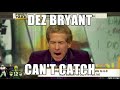 Skip Bayless KILLS Dez Bryant for dropping passes. Just loses it! (Dallas Cowboys Rant)