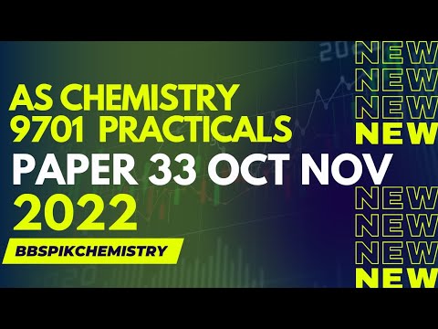 PAPER 33 PRACTICAL AS OCT NOV 2022 | WINTER CAIE 2022 PAPER 3 AS A ...