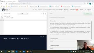 Repl.it Assignment 1.6