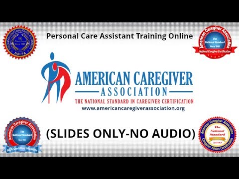 Personal Care Assistant Training Online Personal Care Assistant Training Online
