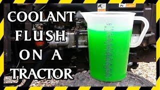 Coolant Replacement Flush on the Massey Ferguson 1220 Tractor