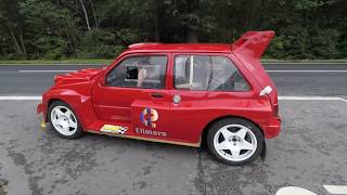 MG Metro 6r4 on the road