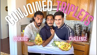 SUPER DIFFICULT CONJOINED TRIPLETS COOKING CHALLENGE | ClassyKitchen