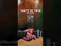 That's So True Gracie Abrams Guitar Tutorial // That's So True Guitar Lesson