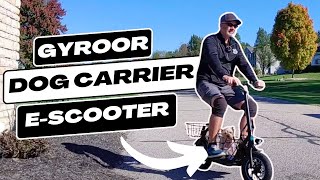 Gyroor C1S Electric Scooter for Pet \u0026 Cargo Review