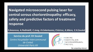 Navilas® Laser Webinar: Navigated microsecond pulsing laser for central serous chorioretinopathy