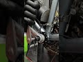 Hacks for removing rusty, square tapered crank arm. #shorts