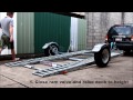 raceking car trailers just 4 degrees loading without ramps. diy kits available. race car trailer.