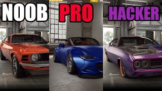 NOOB vs PRO vs HACKER - CSR Racing 2