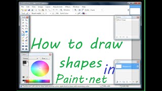 How to draw shapes using Paint.net