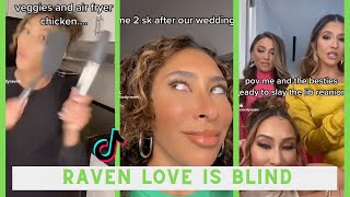 Raven reacting to SK Cheating Love is Blind Tiktoks
