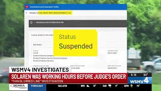 Solaren was working hours before judge's order
