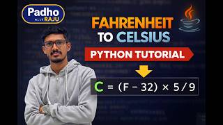 Fahrenheit to Celsius in Python 🔥 | Step-by-Step Temperature Conversion Program