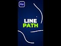 Create Line Path Animations in After Effects | Tutorial Shorts