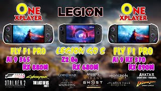 Lenovo Legion Go S \u0026 OneX Fly F1 Pro Ai 9 365/Ai 9 HX 370 Test 9 Game 30W