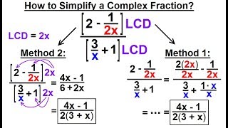 Algebra - Ch. 13: Complex Fractions (2 of 18) How to Simplify a Complex Fraction