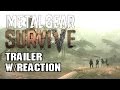 Metal Gear Survive Official Trailer w/Reaction [1080p 60fps]