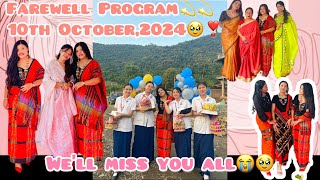 Shija Academy of Nursing ♥️ 10 oct,2024 (2nd batch of B.Sc (N) will miss you all dear seniors🥹🫠