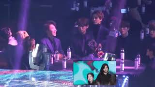 180214 Seventeen reaction to Twice @7th Gaon Chart Awards