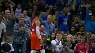 Russell Westbrook MONSTER Dunk in OKC | 02.26.17