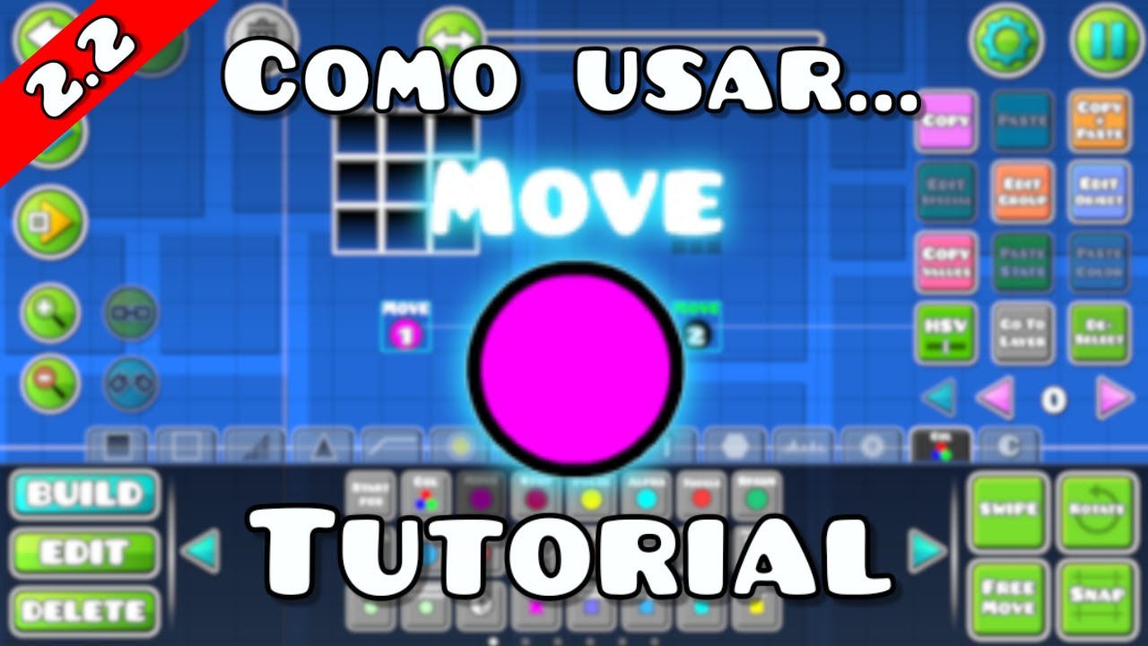 Como Usar El Move Trigger En Geometry Dash 2 2 Youtube