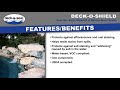 deck o shield – concrete deck waterfall u0026 natural stone sealer