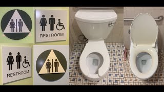 Office Building Unisex Restrooms Full Shoot