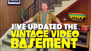 I've Updated the Vintage Video Basement!