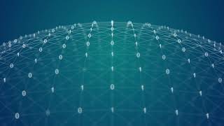 Digital Binary Data Grid | Motion Background Animation Videos | No Copyright | Visual Effects Video.