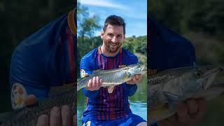 Messi \u0026 Ronaldo fishing 🦦🐟🐠