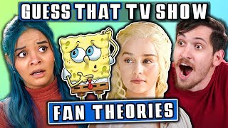 GUESS THAT TV FAN THEORY CHALLENGE | FBE Staff Reacts