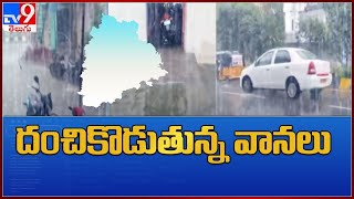 తెలంగాణలో దంచికొడుతున్న వానలు - TV9