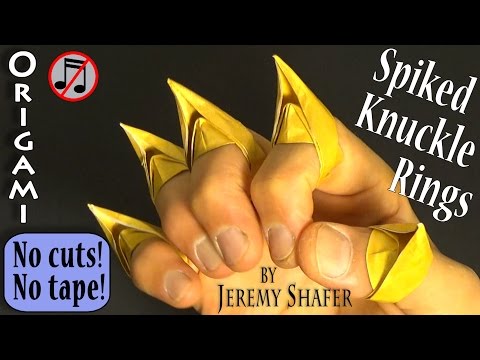 Origami Spiked Knuckles! (no music) Origami Spiked Knuckles! (no music)