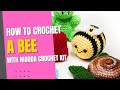 HOW TO CROCHET A BEE WITH MODDA MY FIRST CROCHET KIT