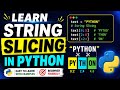 Python String Slicing with Gap Between Characters |  python tutorial for beginners