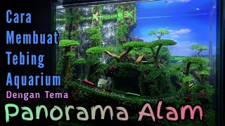 HOW TO MAKE AQUARIUM CLIFF FROM STEROFOAM - cara membuat tebing aquarium dari bahan sterofoam