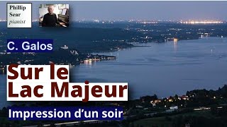 C Galos: Sur le Lac Majeur (Impression d'un soir)