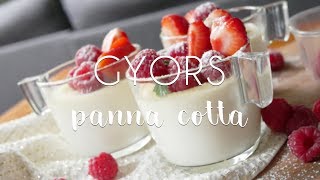 PANNA COTTA EGYSZERŰEN - Olasz receptsorozat!