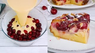 Cherries clafoutis: the French cake with rich and creamy taste!