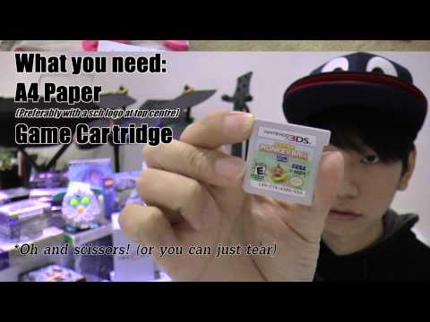 How to make a FREE ds/3ds game case How to make a FREE ds/3ds game case