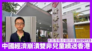 有嚟自江西雙非被父母留喺香港 中國經濟崩潰地方政府無力照顧 呢類事件只會越嚟越多抽乾香港財政 北京唔會解決問題 黃世澤幾分鐘評論 20230723