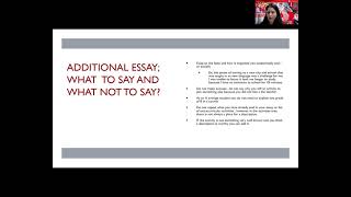Common Application, Additional Essay Tips!
