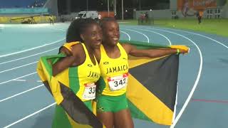 CARIFTA Games 2023 | 100m U 20 Girls Final |  Alana Reid | Alexis James