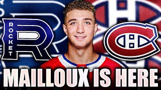 TOP HABS PROSPECT IS HERE: LOGAN MAILLOUX CALLED UP TO THE MONTREAL CANADIENS