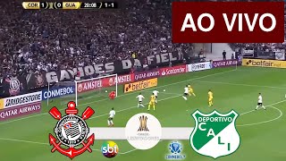 Corinthians x Deportivo Cali AO VIVO | Libertadores 2022 | Jogo AO VIVO Agora!