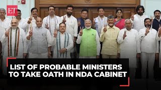 Modi 3.0: List of probable ministers to take oath in NDA Cabinet
