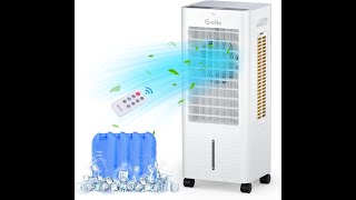 Grelife Portable Evaporative Air Cooler, 3-IN-1 Air Cooler Cooling Fan with Remote Control,