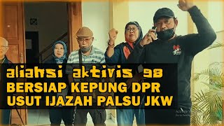 Berita Terkini: Aliansi Aktivis 98 Akan Kepung DPR Usut Ijazah Palsu Jokowi