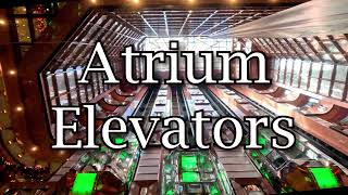Atrium Elevators on the Carnival Dream