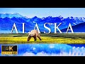 FLYING OVER ALASKA (4K UHD) - Relaxing Music With Stunning Beautiful Nature (4K Video Ultra HD)